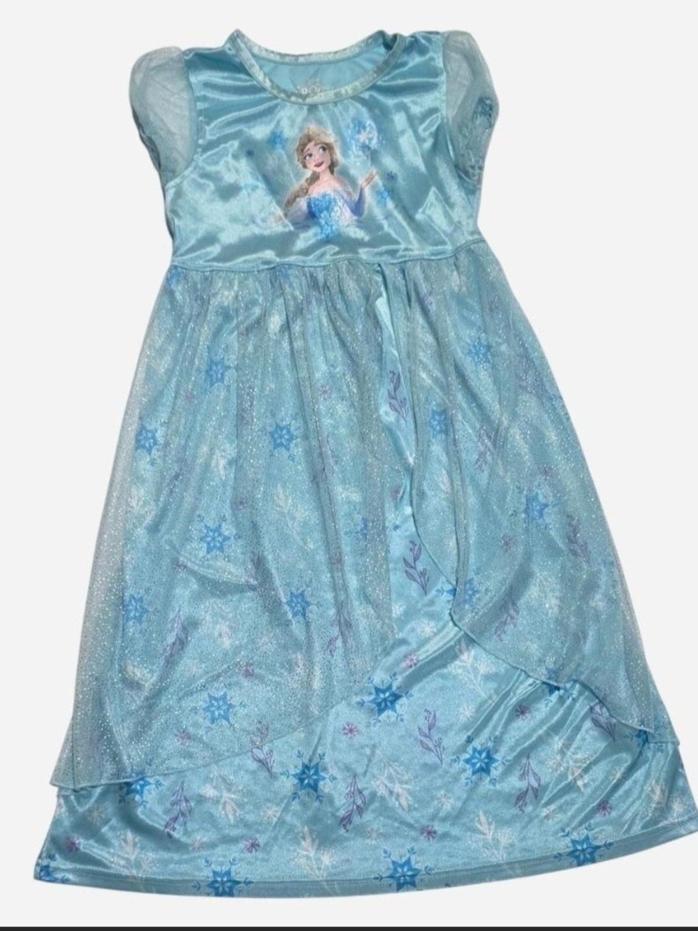 Girls Elsa Nightgown Size Small (6)